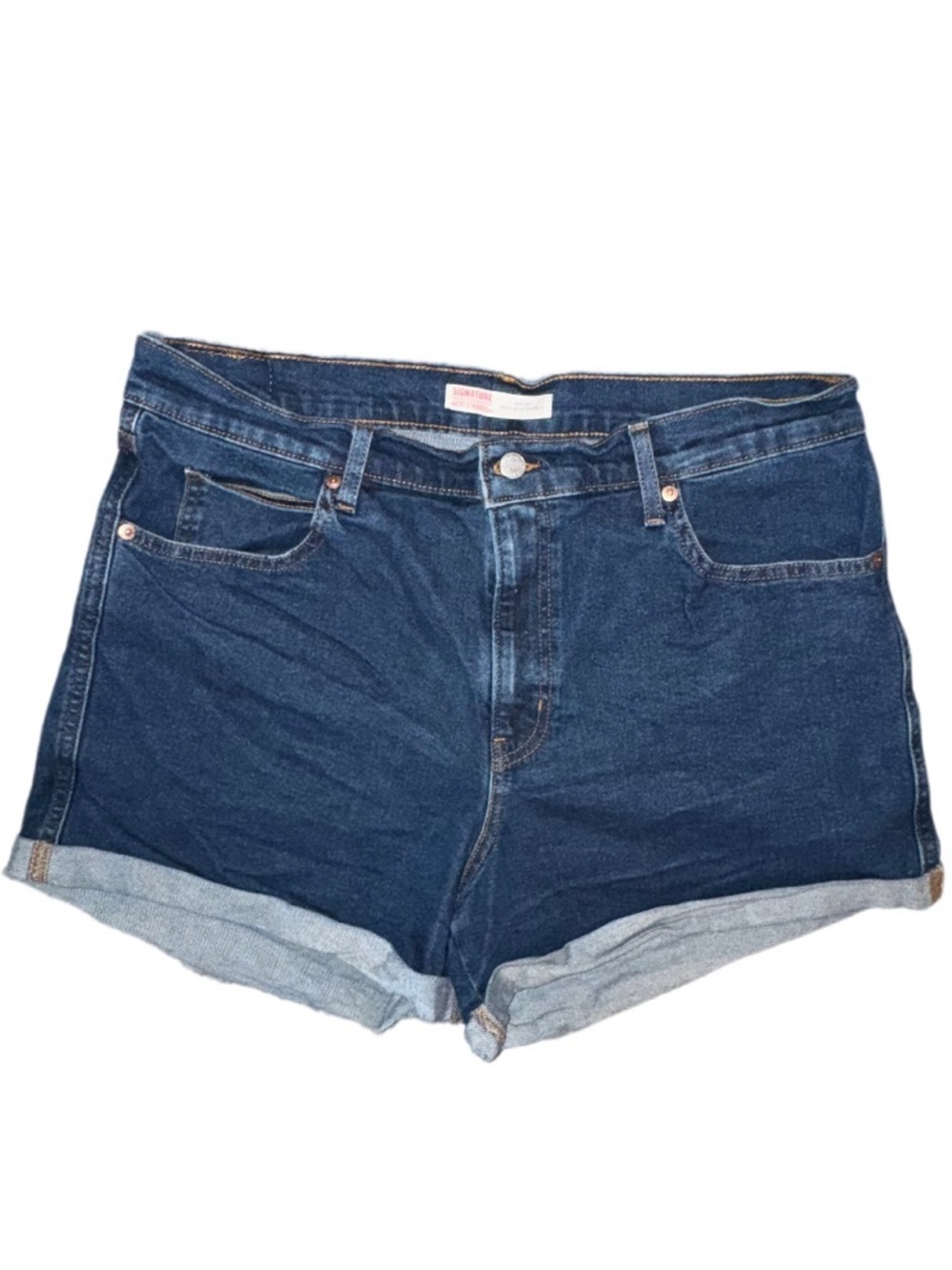 Signature by Levi Strauss Heritage High Rise Shorts Women’s Size 16 Waist 33